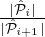 -|ˆPi|-
               |ˆPi+1|